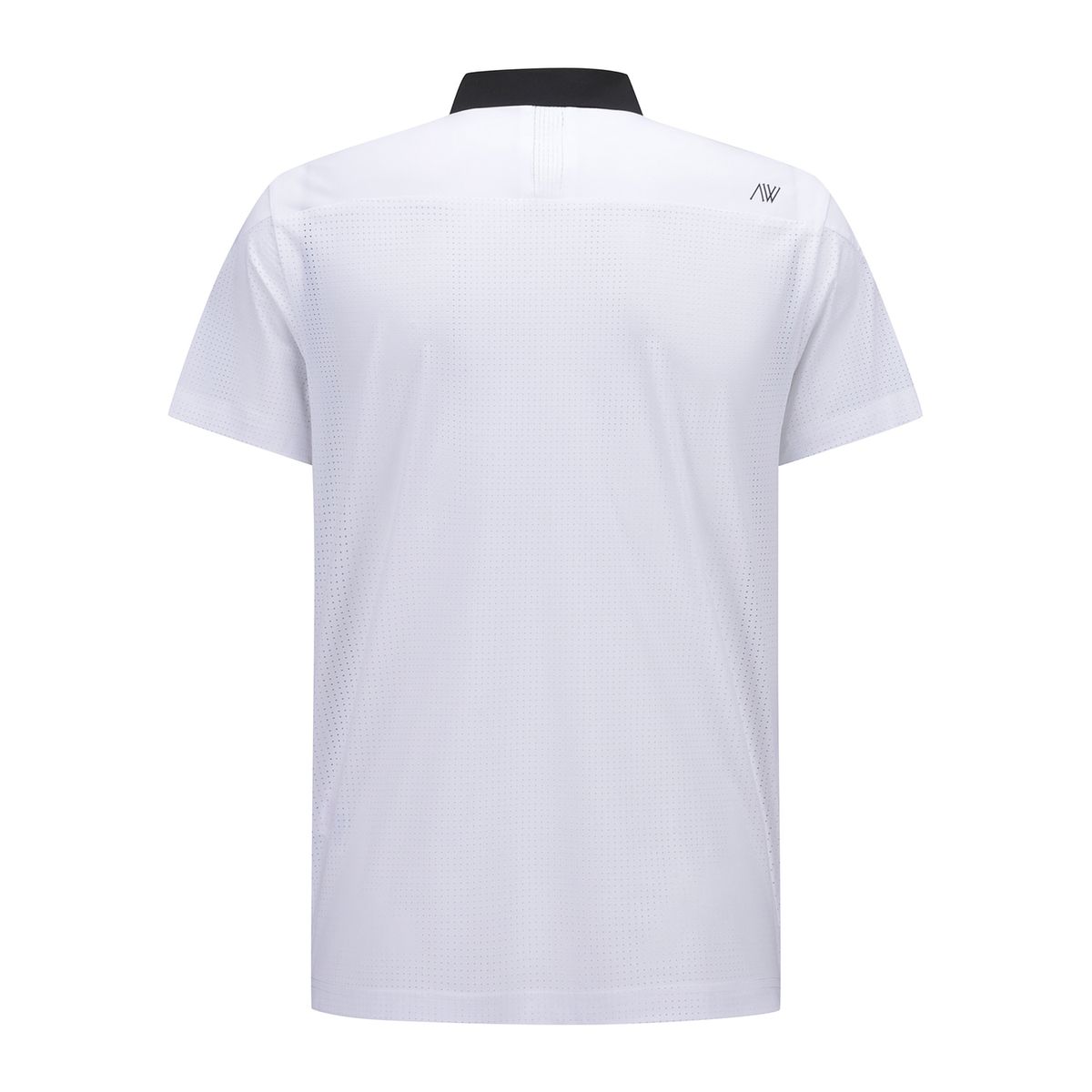 어뉴골프(ANEW GOLF) MEN BACK FABRIC BLOCK SHORT T-SHIRT_WH