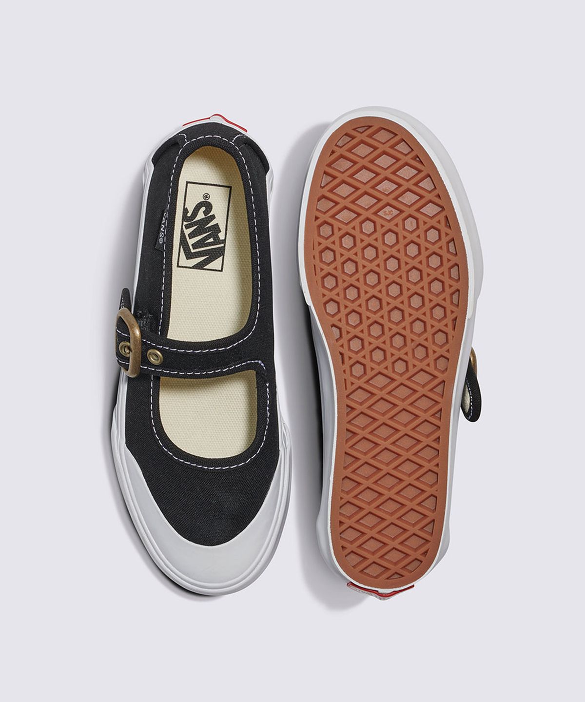 반스 키즈(VANS KIDS) 메리제인 키즈 - 블랙:트루 화이트 / VN000CRX6BT1
