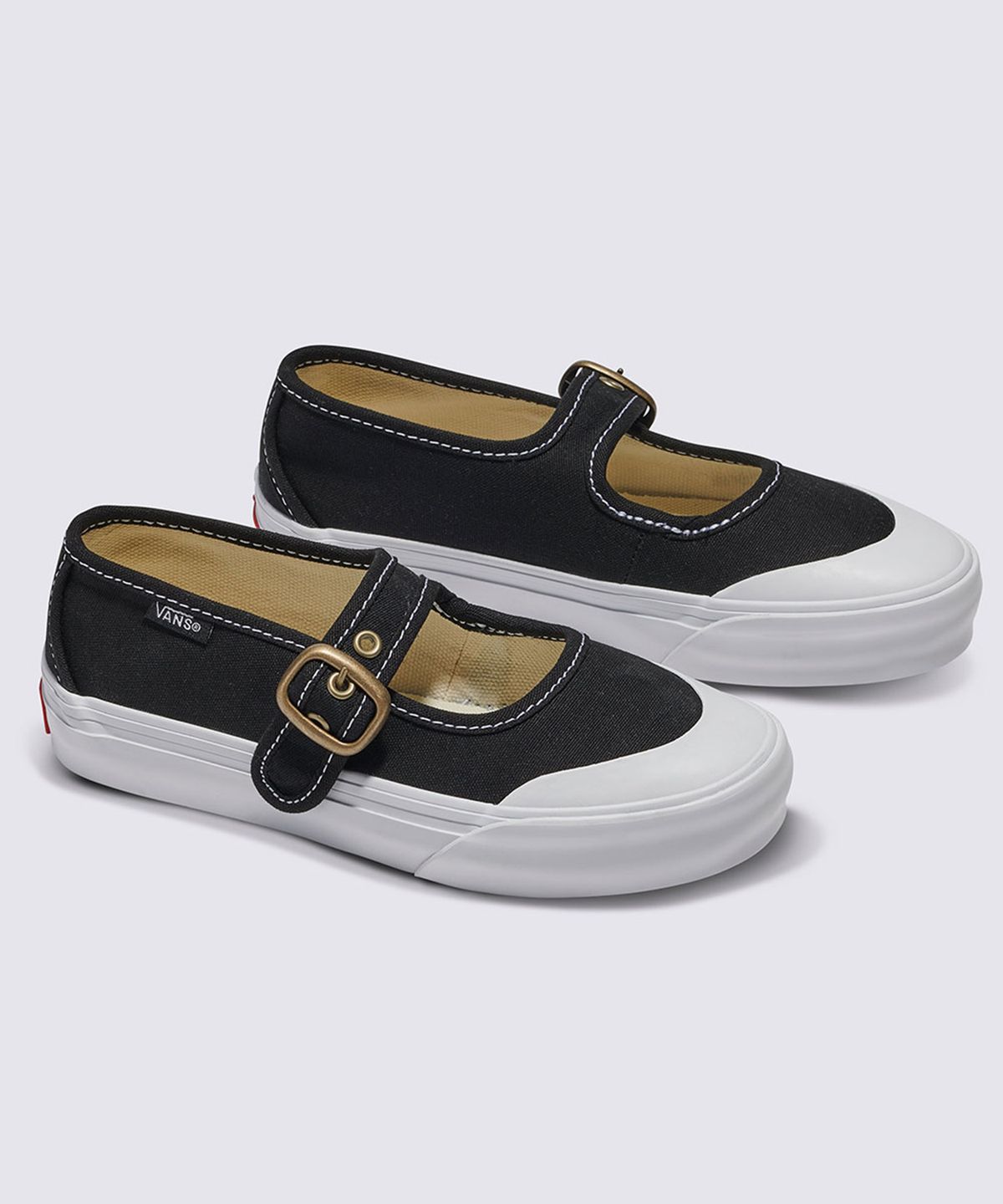 반스 키즈(VANS KIDS) 메리제인 키즈 - 블랙:트루 화이트 / VN000CRX6BT1