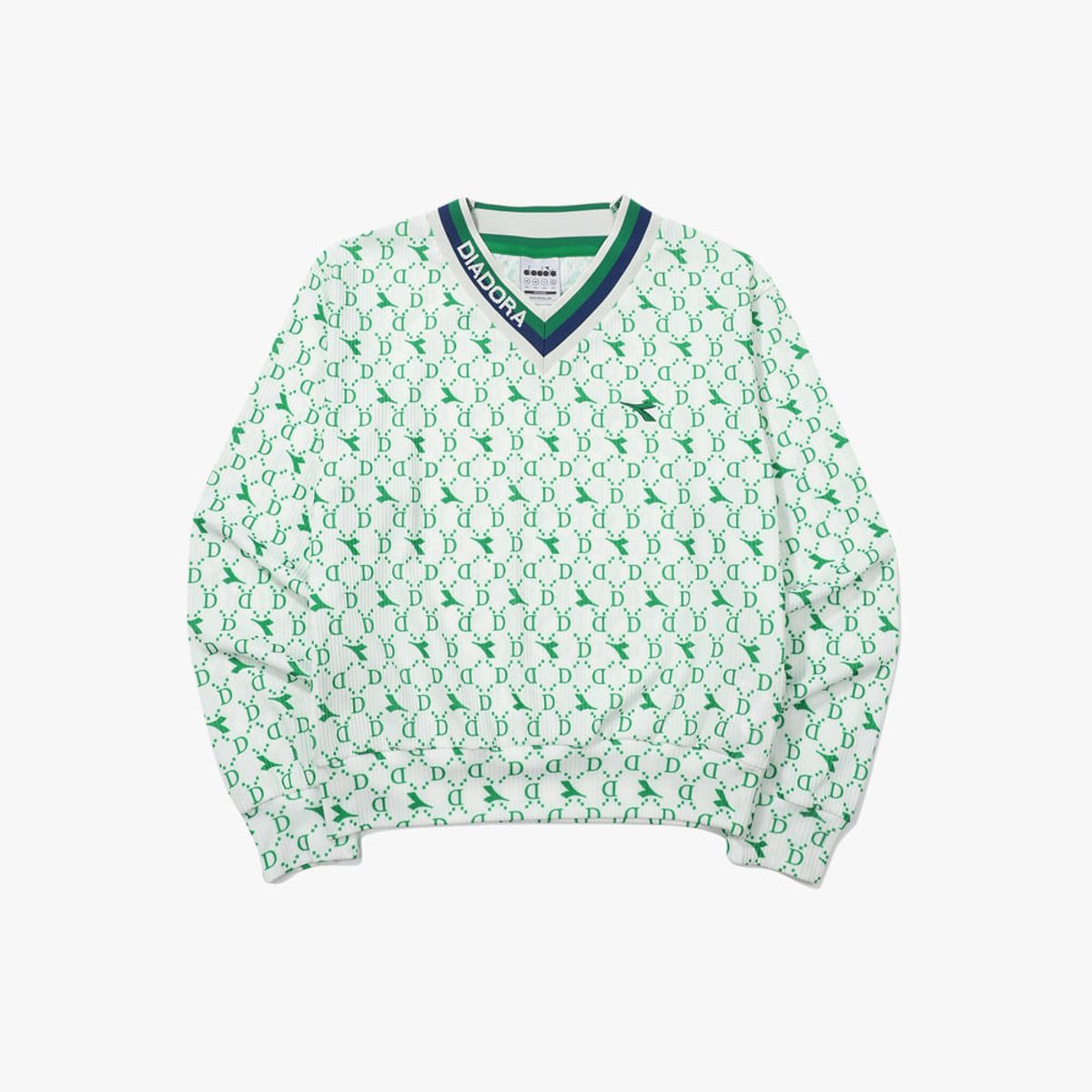 디아도라(diadora) 몬텔로 스테디 져지 맨투맨 우먼 GREEN