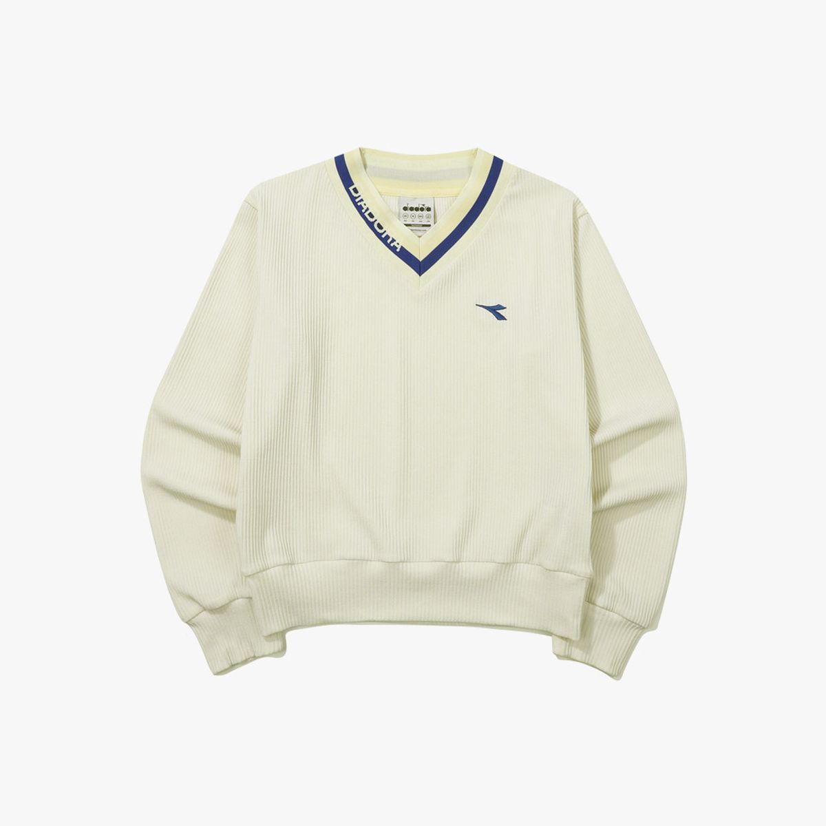 디아도라(diadora) 몬텔로 스테디 져지 맨투맨 우먼 YELLOW