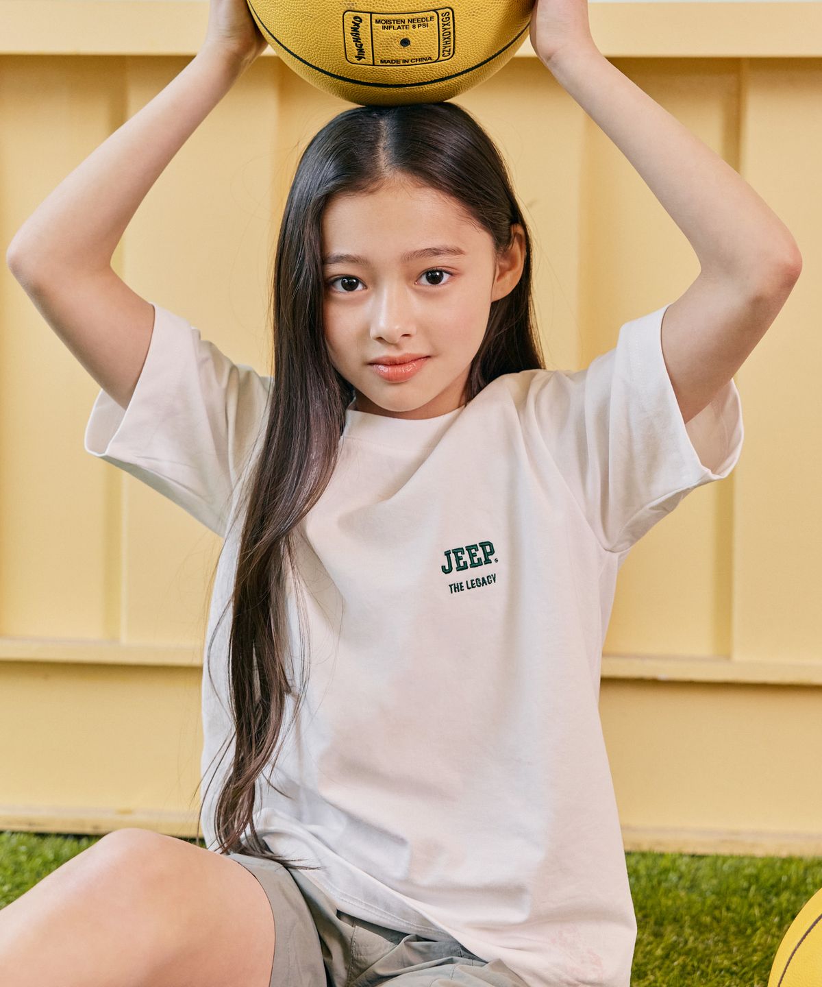 지프키즈(JEEPKIDS) [2PACK] 190g 레거시 반팔 티셔츠 (KR5TSU153BK)