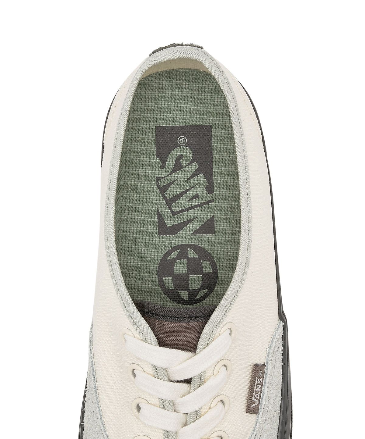 반스(VANS) 어센틱 리이슈 44 - 블랙:라이트 그린 / VN000CT7DT51