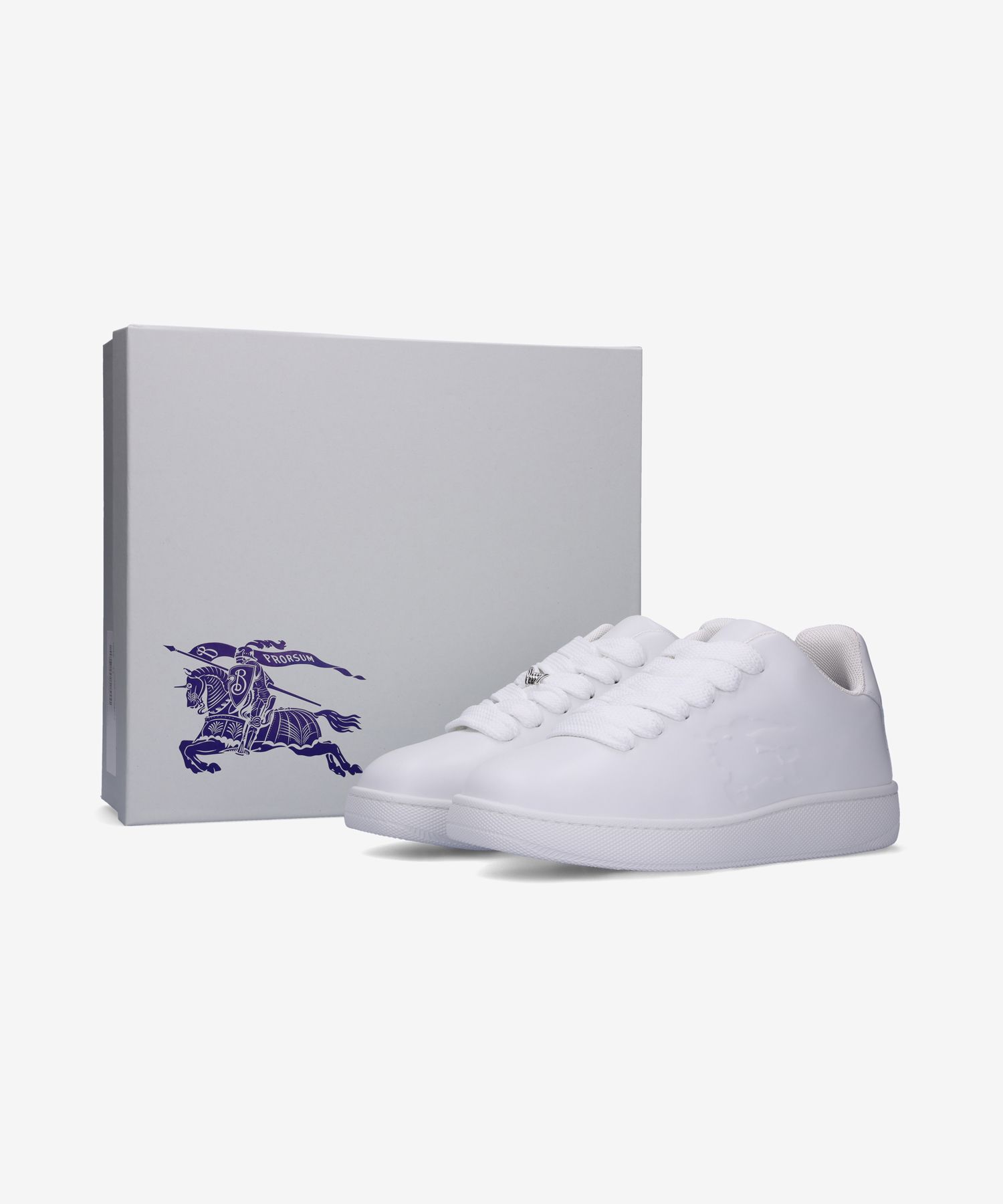 スニーカー Burberry SS24 'Box' sneakers (8083326 WHITE) MUSINSA | BURBERRY Leather Box Sneakers - White / 8083326