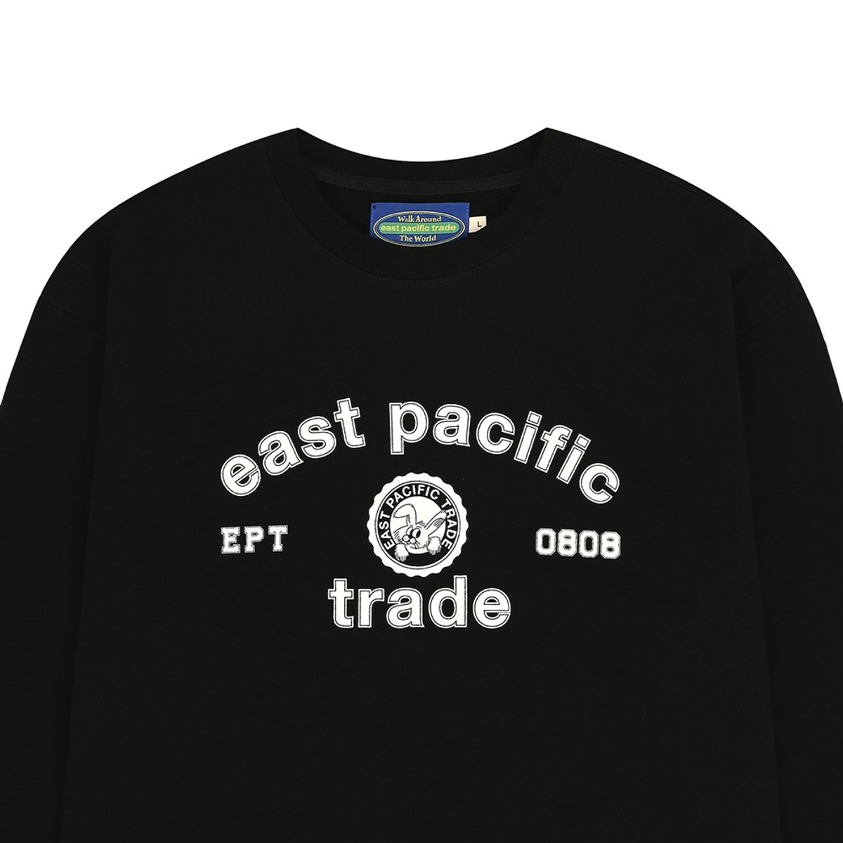 이피티(EPT) CAMPUS NIBBLE CREWNECK (BLACK)
