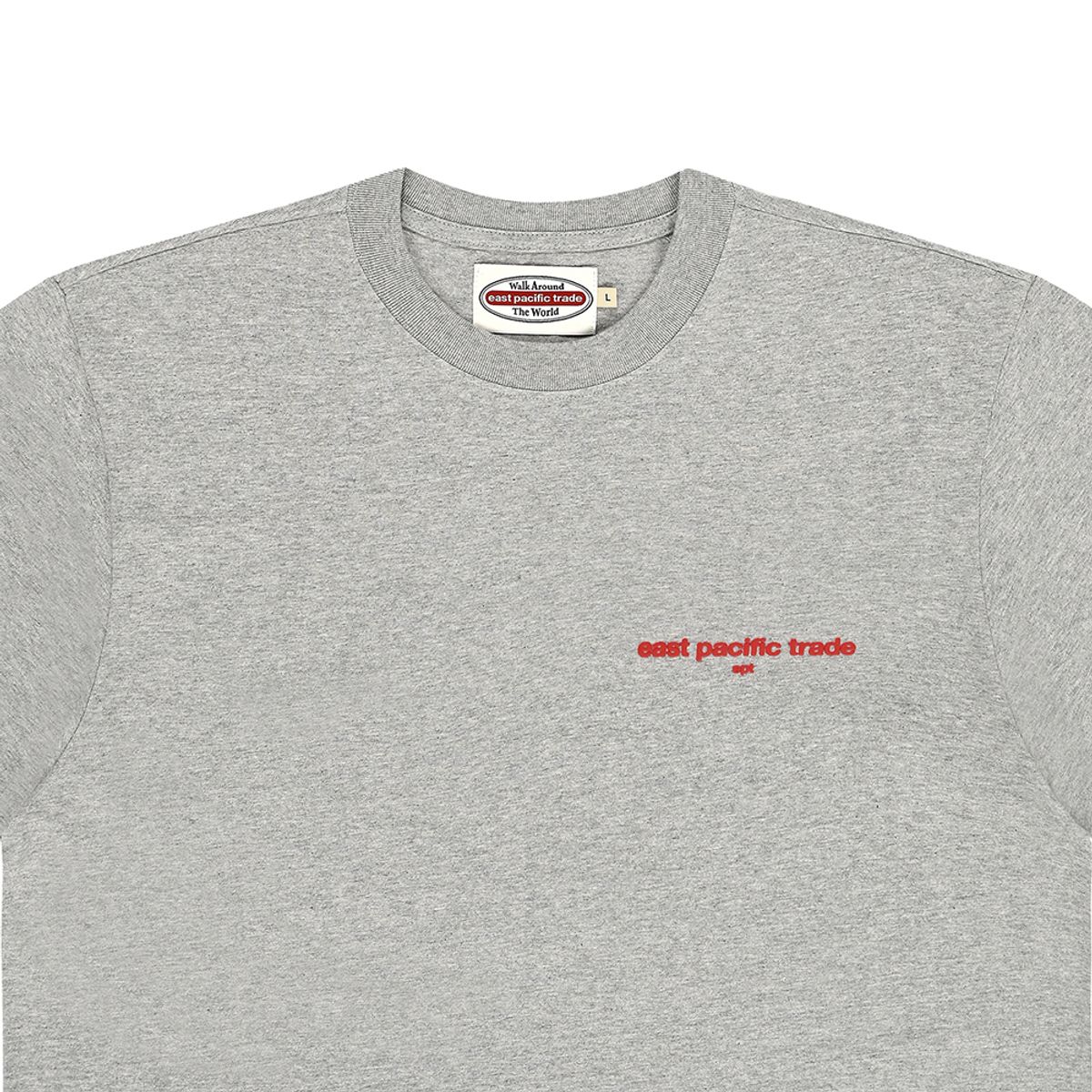 이피티(EPT) HEART NIBBLE T-SHIRT (MELANGE GREY)