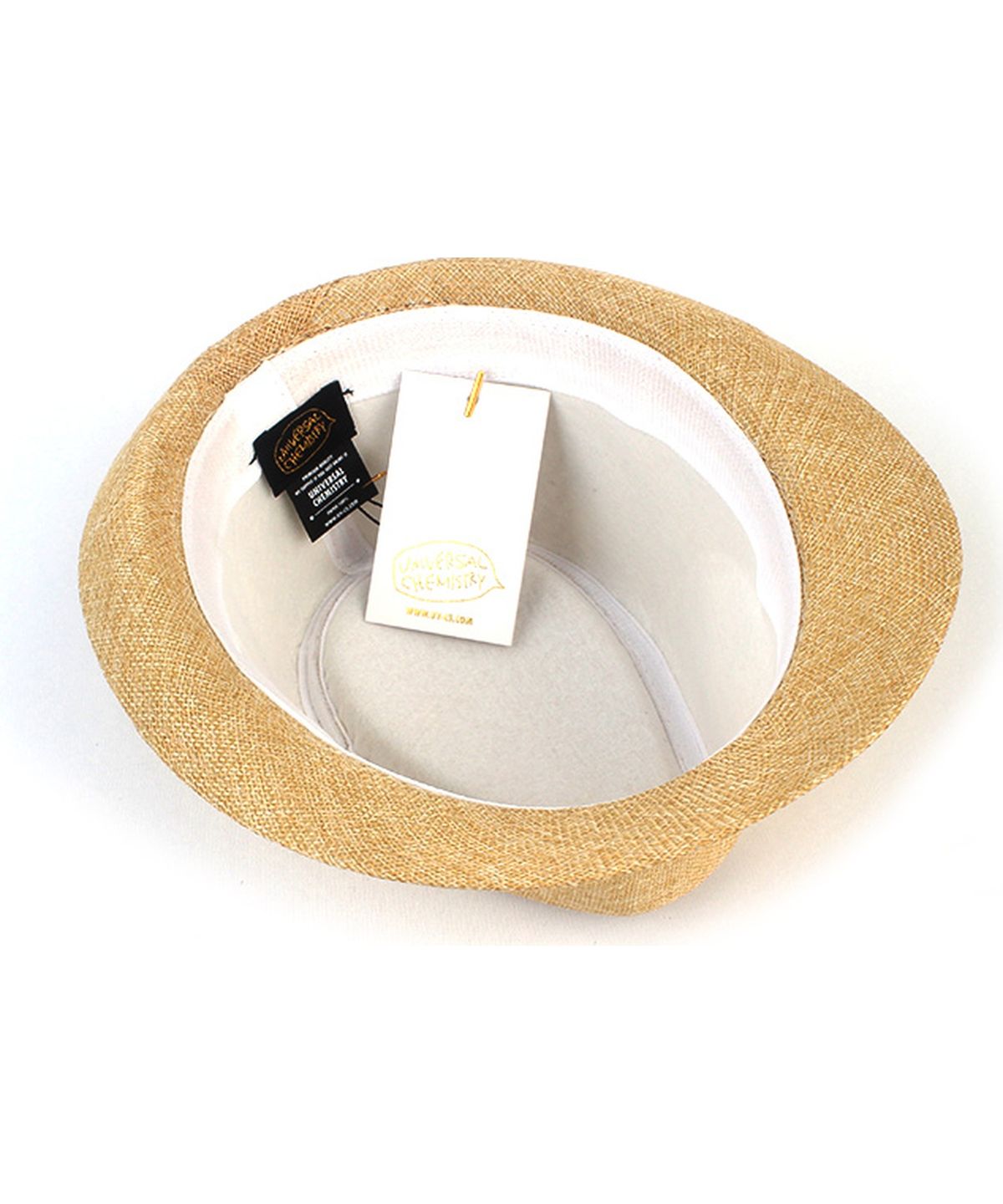 유니버셜 케미스트리(UNIVERSAL CHEMISTRY) BU Summer Line Beige Fedora 여름페도라