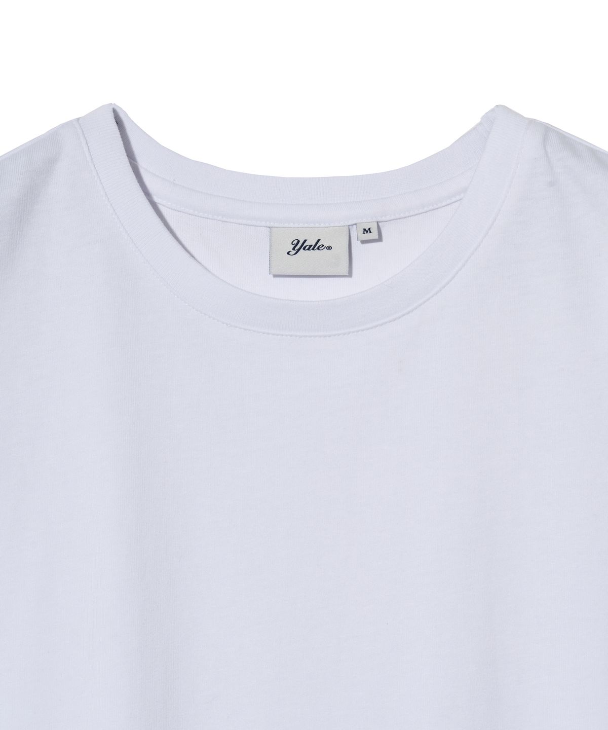 예일(YALE) [PREMIUM COTTON] 우먼즈 기자 코튼 슬리브리스 화이트