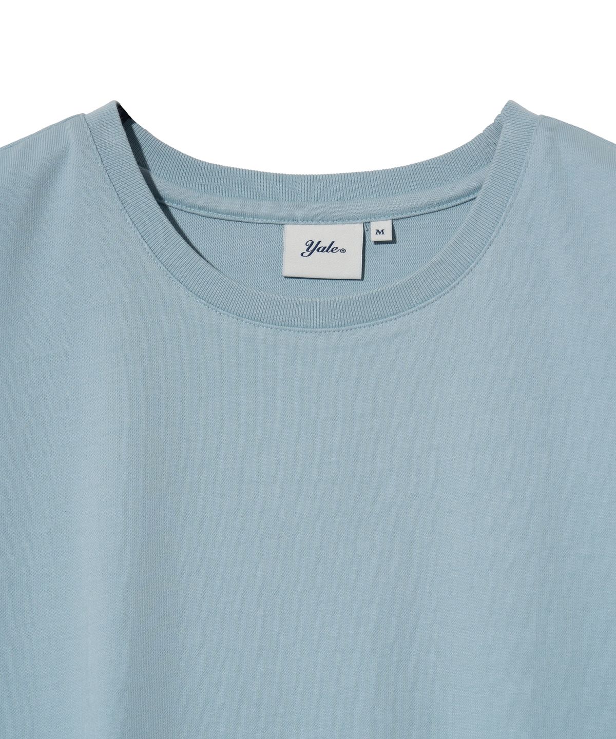 예일(YALE) [PREMIUM COTTON] 우먼즈 기자 코튼 슬리브리스 블루 그레이