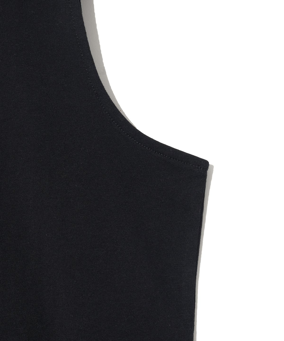 예일(YALE) [PREMIUM COTTON] 우먼즈 기자 코튼 슬리브리스 블랙