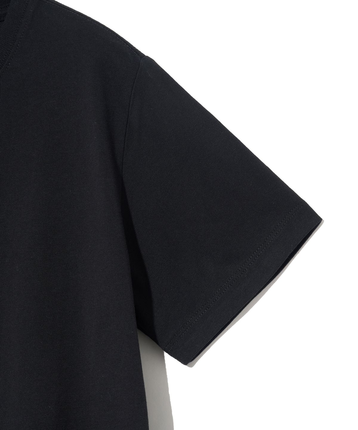 예일(YALE) [PREMIUM COTTON] 우먼즈 기자 코튼 반팔티셔츠 블랙