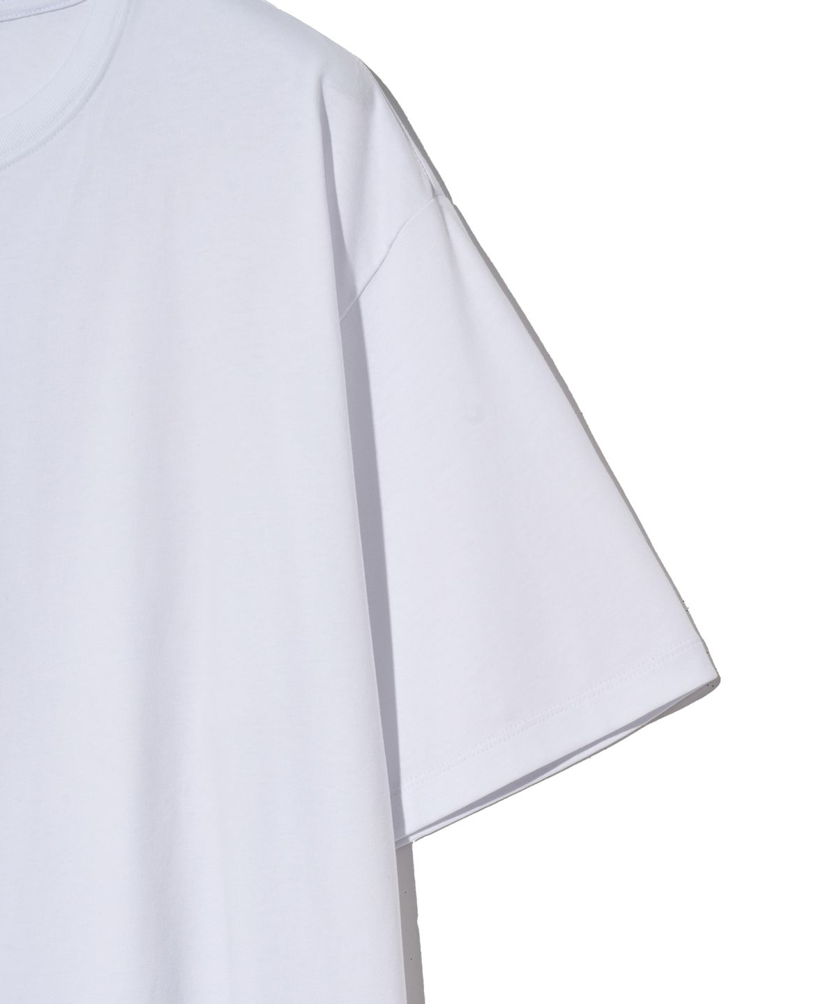 예일(YALE) [PREMIUM COTTON] 기자 코튼 반팔티셔츠 화이트
