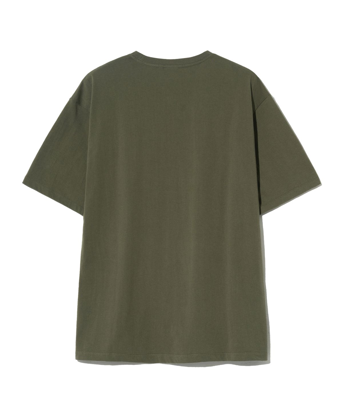 예일(YALE) [PREMIUM COTTON] 기자 코튼 반팔티셔츠 카키