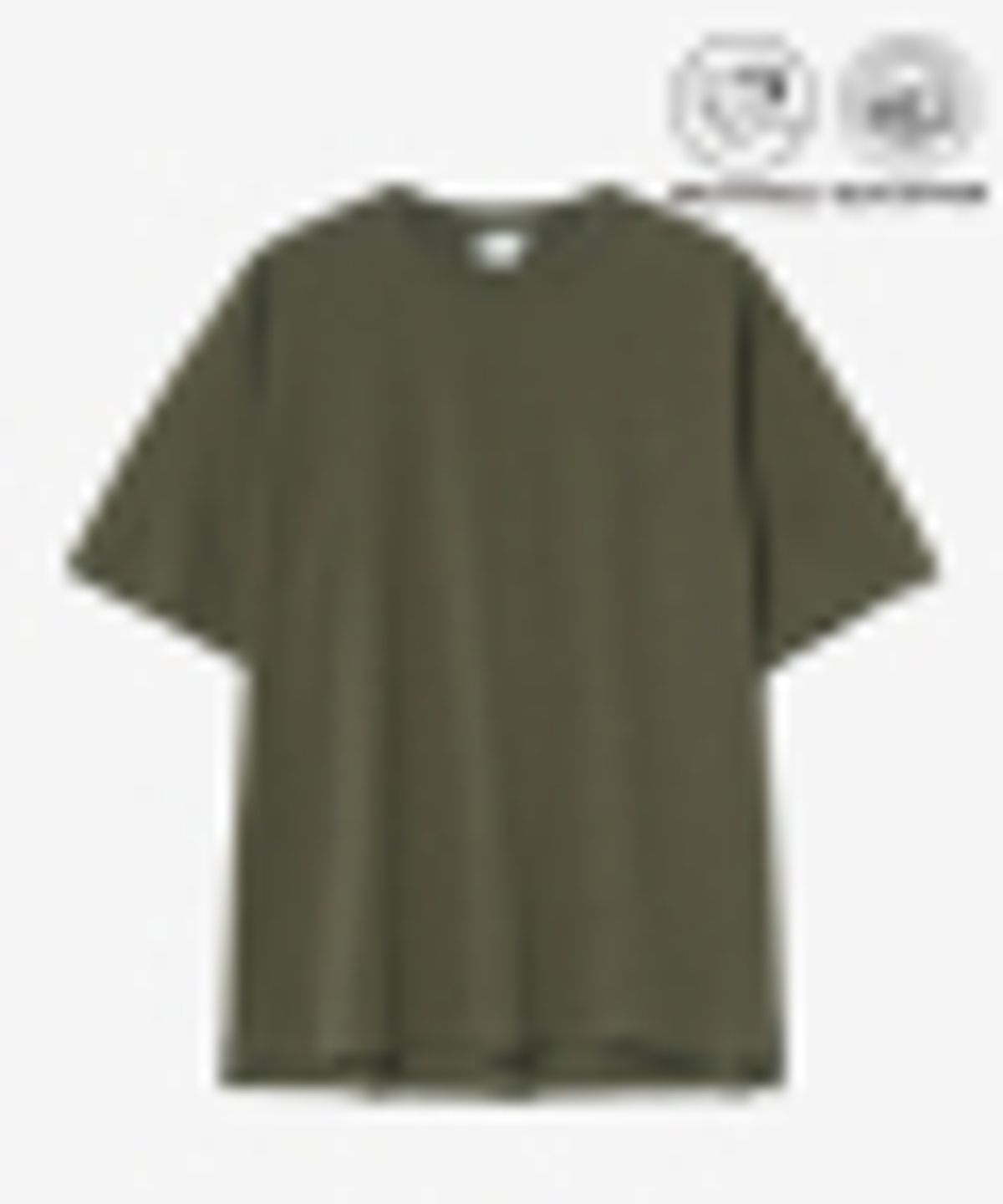 예일(YALE) [PREMIUM COTTON] 기자 코튼 반팔티셔츠 카키
