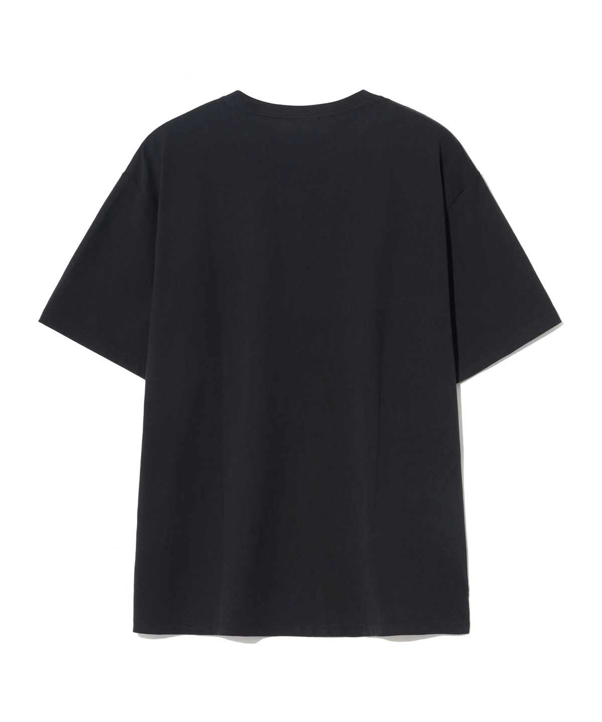 예일(YALE) [PREMIUM COTTON] 기자 코튼 반팔티셔츠 블랙