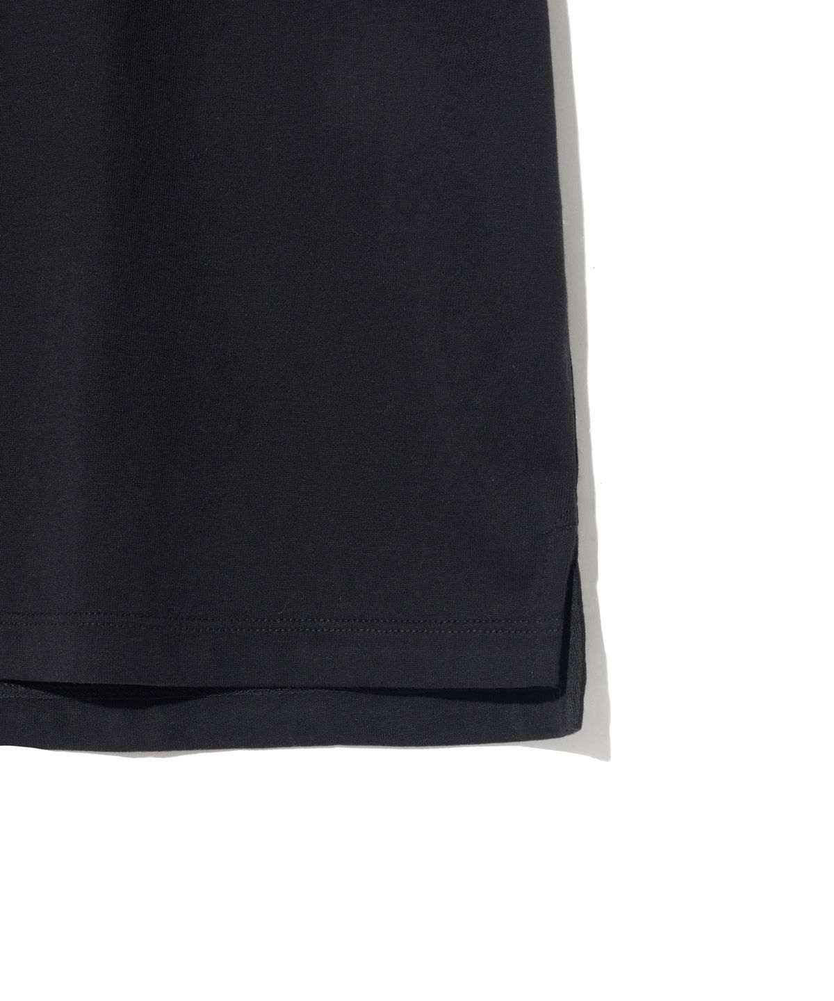 예일(YALE) [PREMIUM COTTON] 기자 코튼 반팔티셔츠 블랙