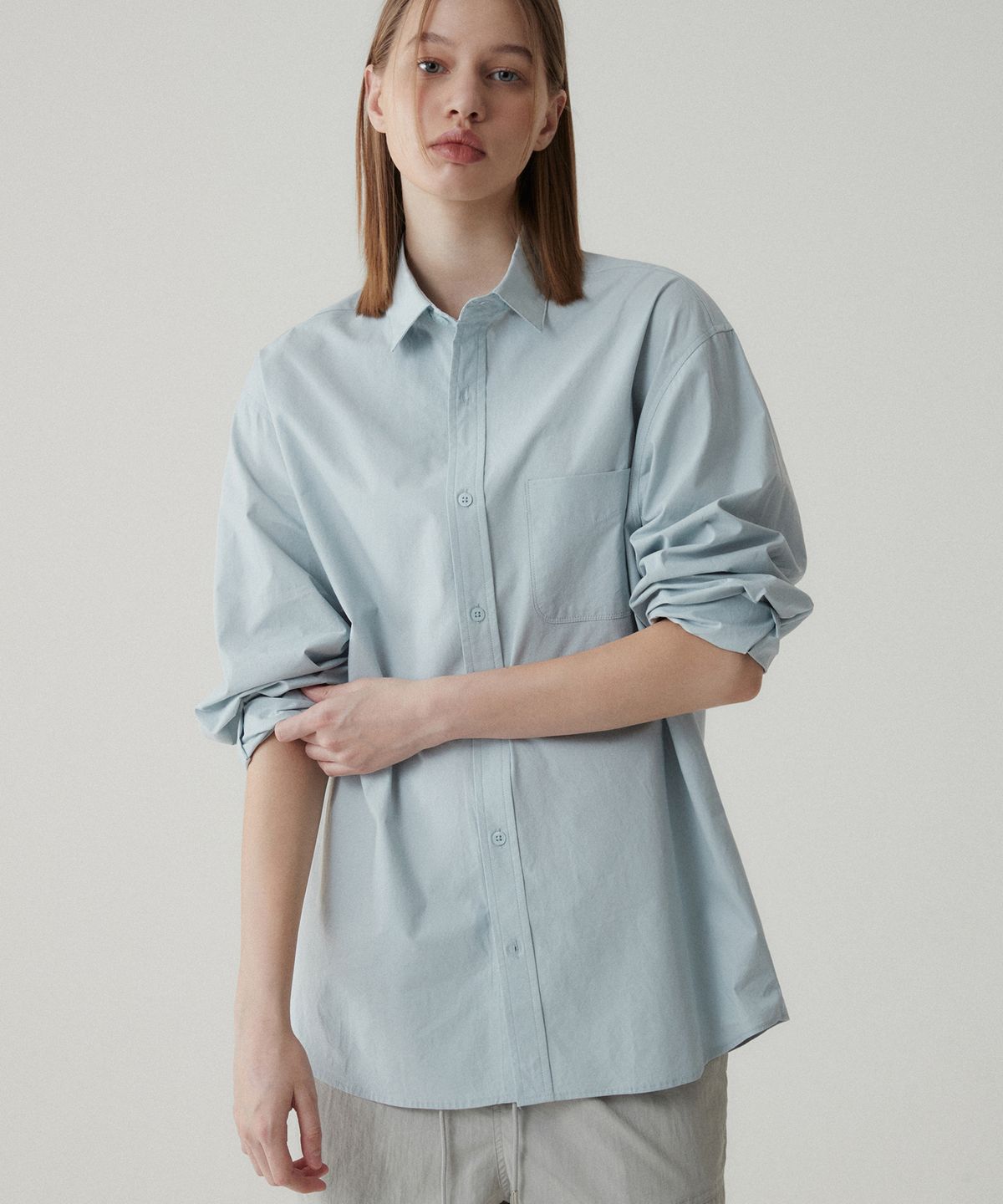 수아레 우먼(SUARE WOMEN) (우먼)데일리 바이오 셔츠 - 10 COLOR