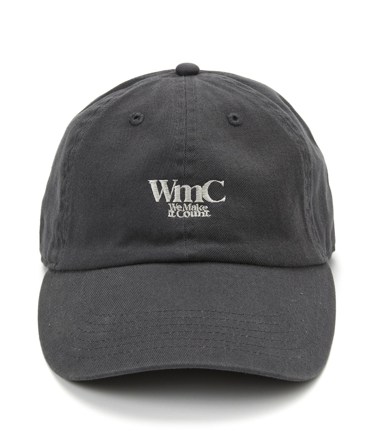 더블유엠씨(WMC) 메인 로고 볼캡_CHARCOAL GREY