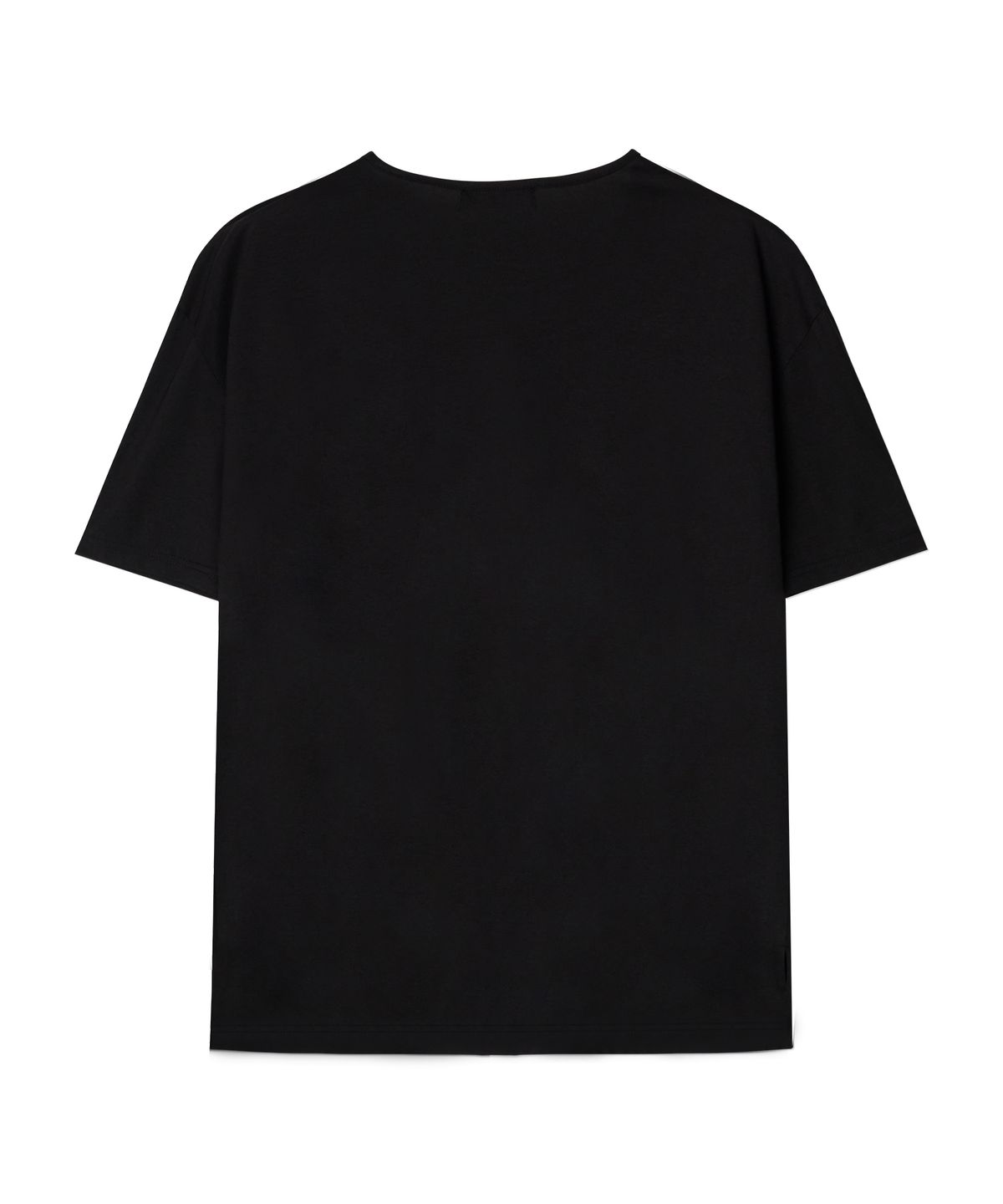 드로우핏(DRAW FIT) 실켓 코튼 U넥 티셔츠 [BLACK]