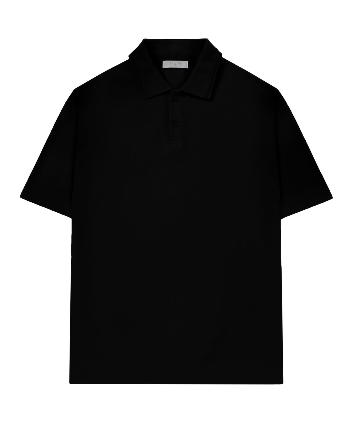 드로우핏(DRAW FIT) 컴피 라인 피케 폴로 티셔츠 [BLACK]