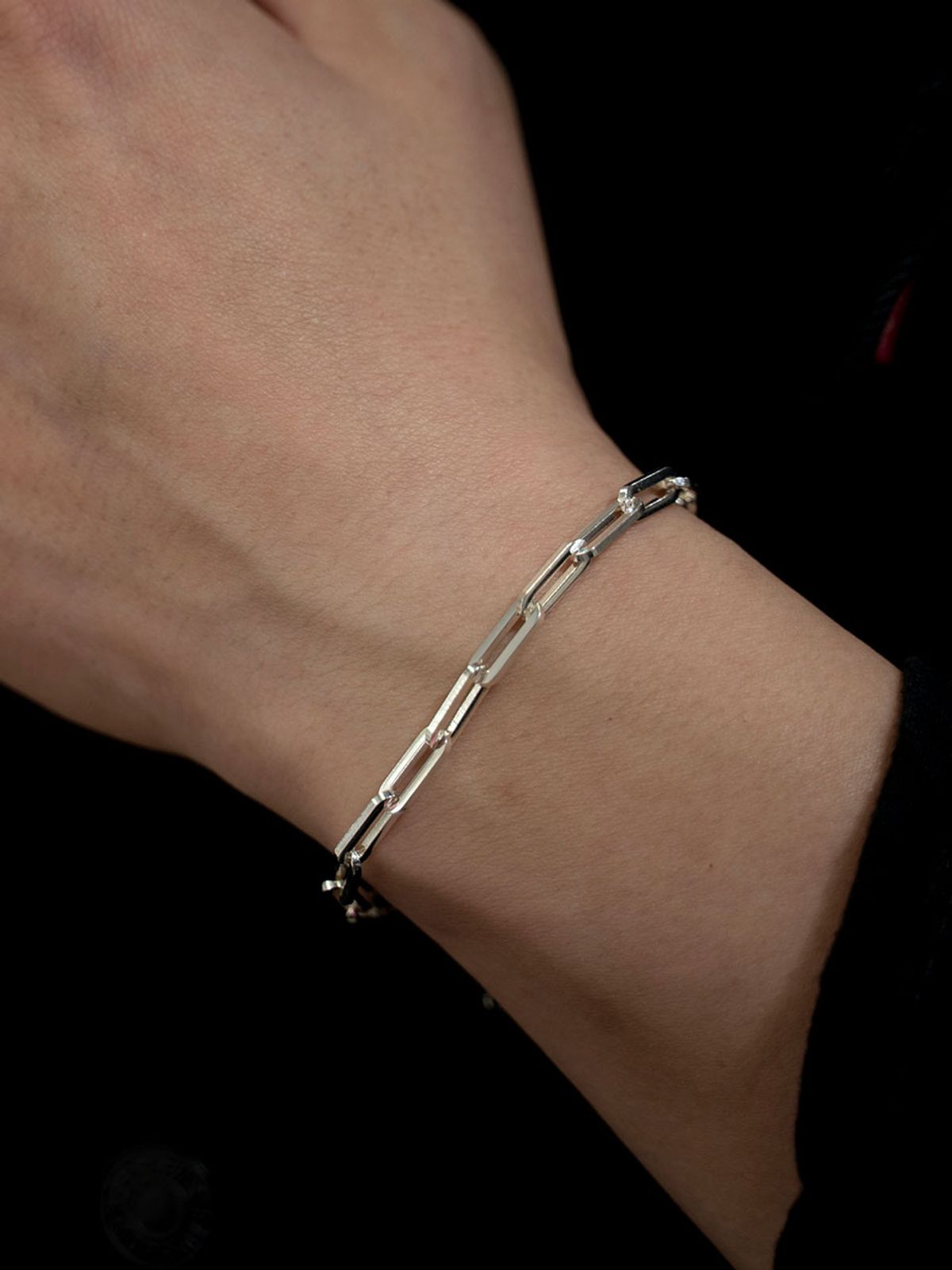 하랑(HARANG) HR 337B_Silver Chain Bracelet