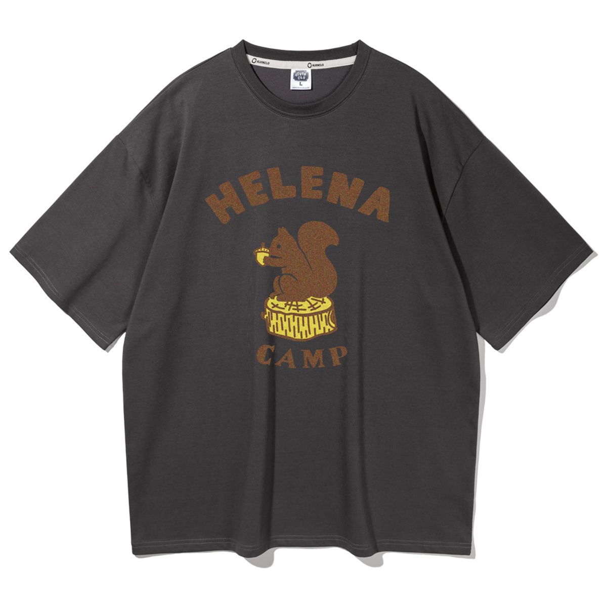 앨빈클로(ALVINCLO) HELENA SQUIRREL 오버핏 반팔티 AST4552 (4 COLOR)