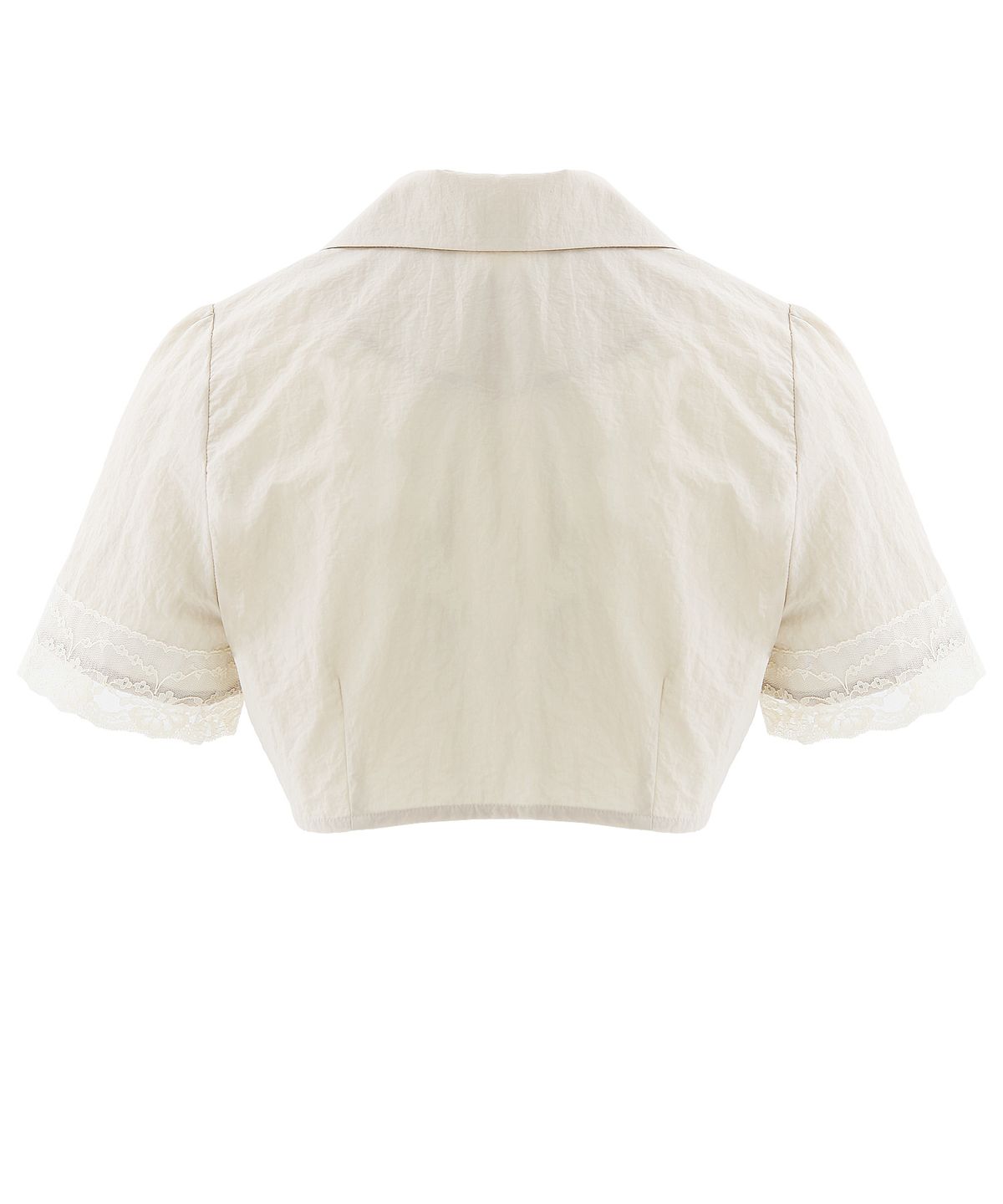 플라즈마스페어(PLASMA SPHERE) CURVE SHIRT IN BEIGE (레이스 더블자켓)