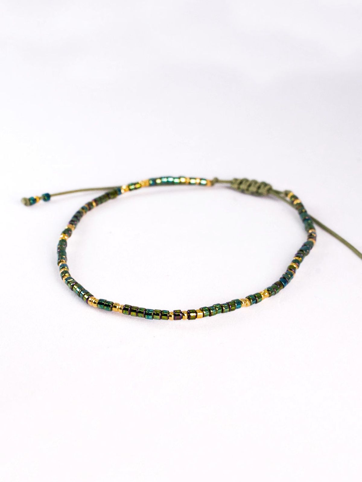 하랑(HARANG) HR 350B_Color Beads Fabric Bracelet