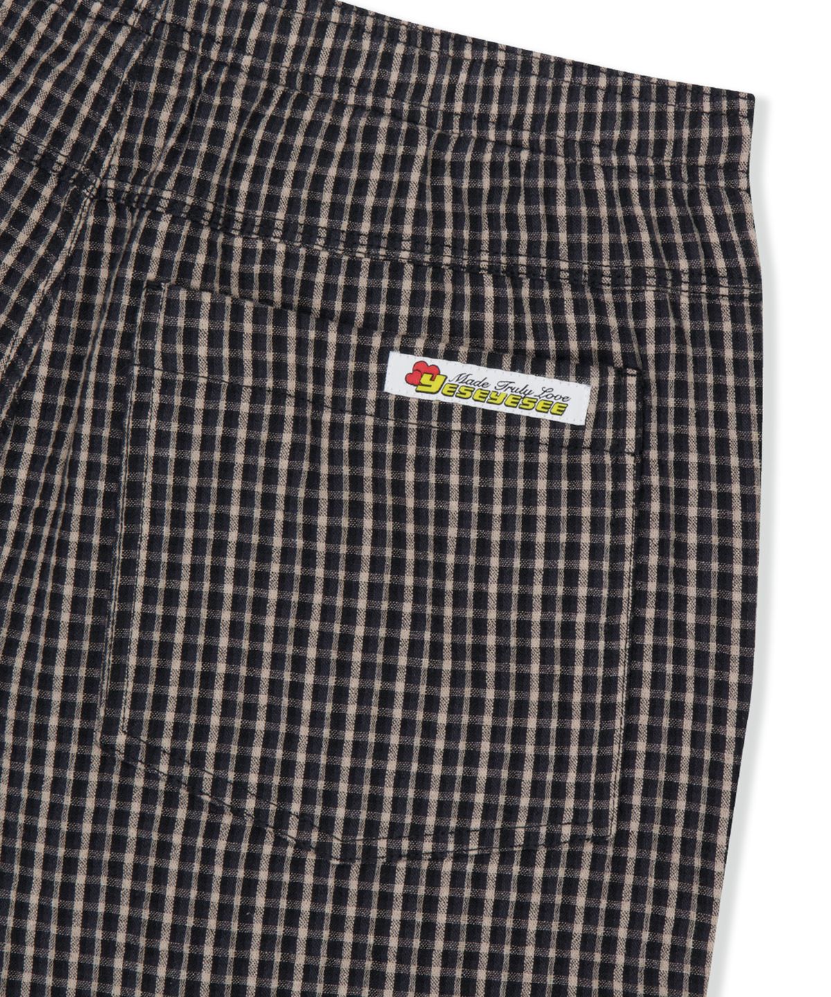 예스아이씨(YESEYESEE) Flannel Easy Shorts Ivory