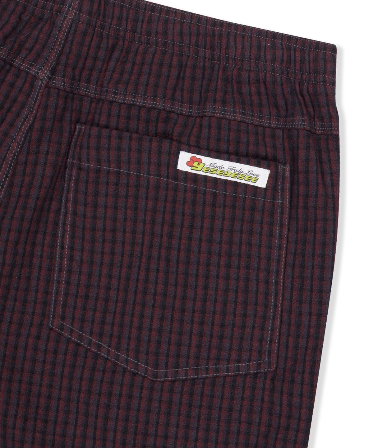 예스아이씨(YESEYESEE) Flannel Easy Shorts Black