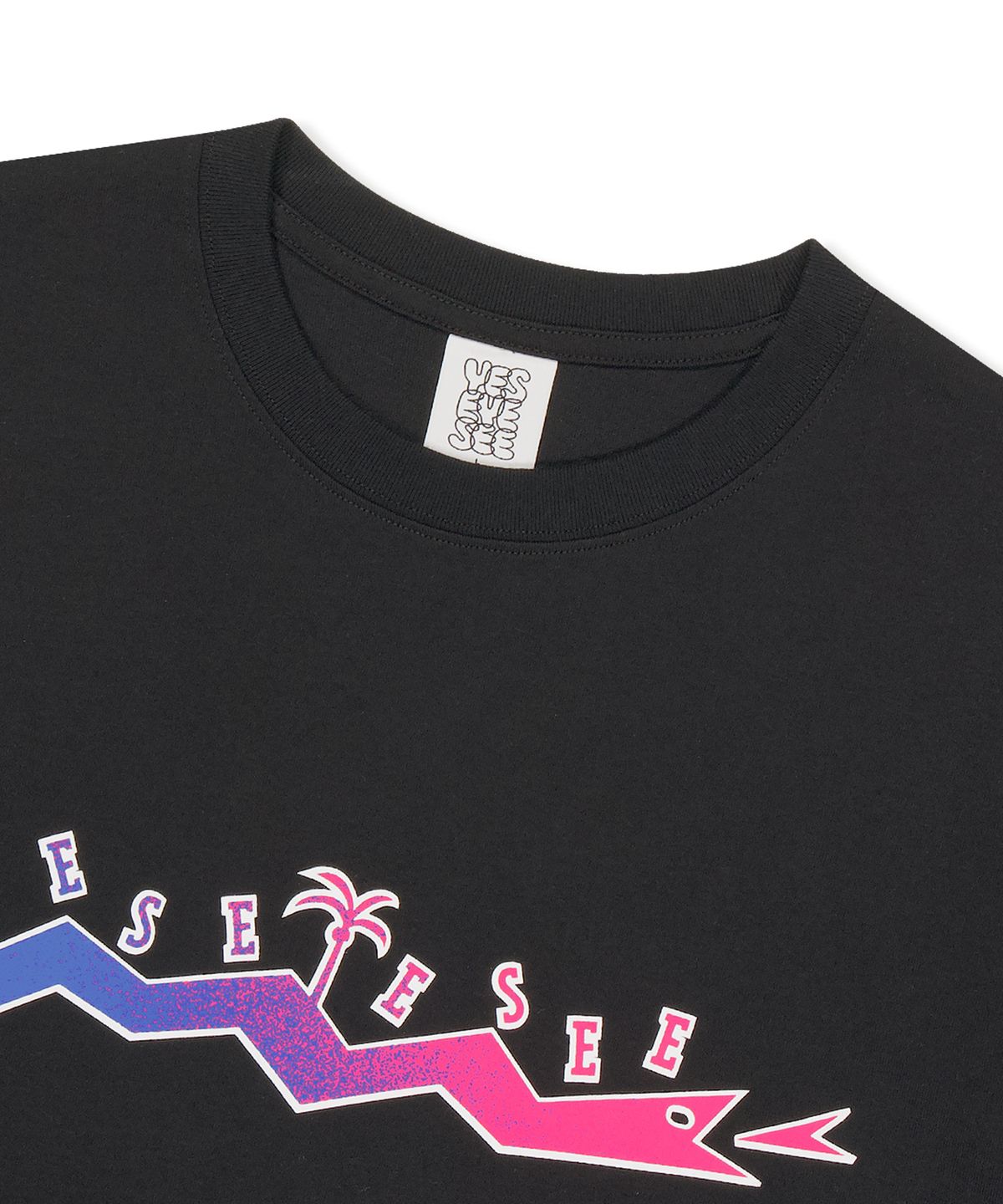 예스아이씨(YESEYESEE) SN Palm Tee Black