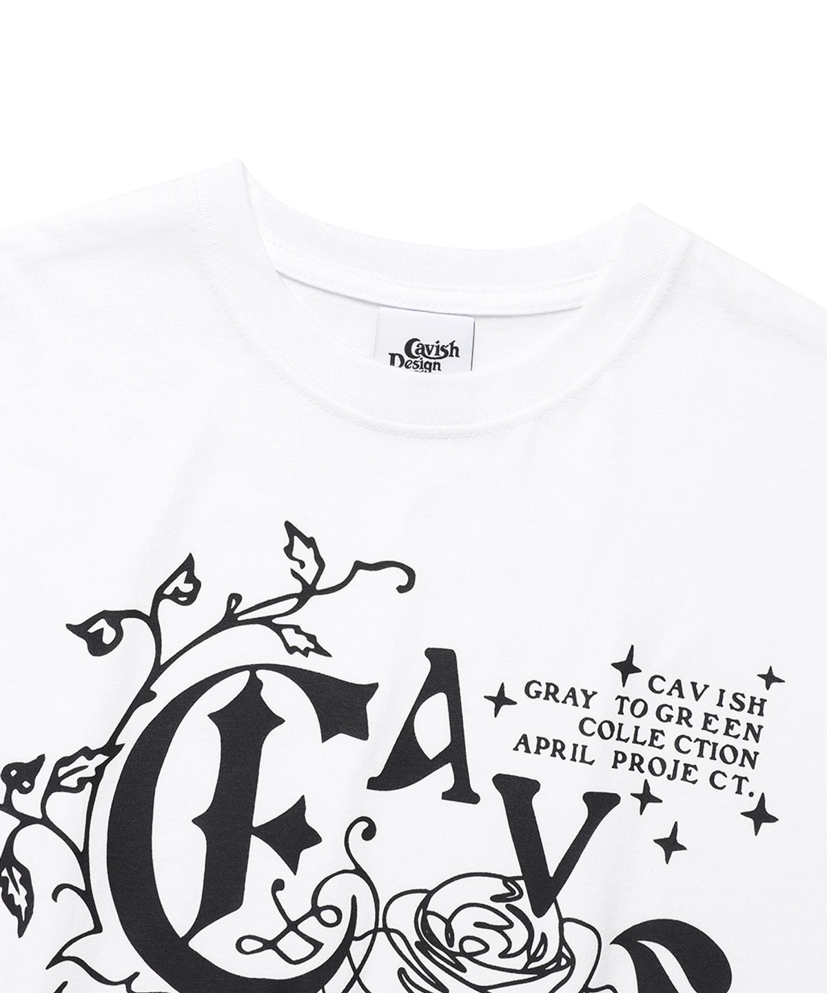 카비시(CAVISH) IVY SS TEE WHITE(CV2EMUT521B)