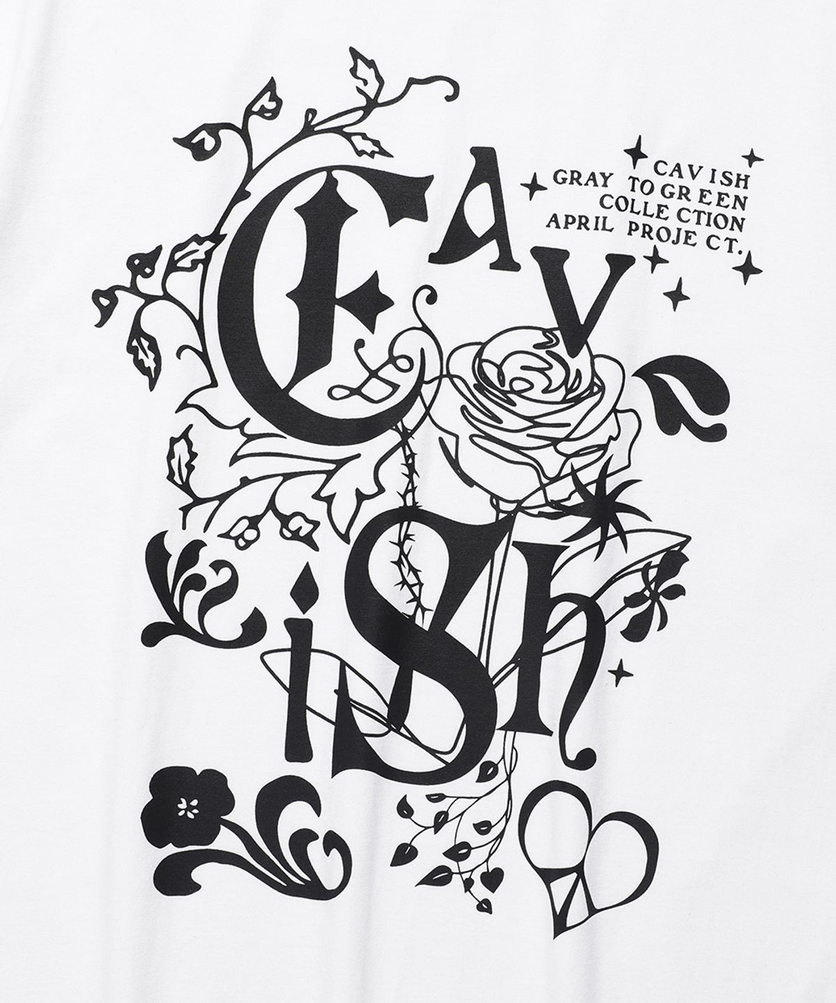 카비시(CAVISH) IVY SS TEE WHITE(CV2EMUT521B)