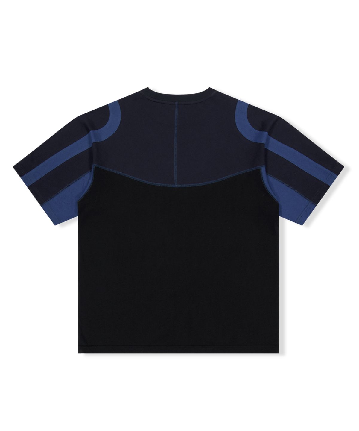 예스아이씨(YESEYESEE) Cover Stitch Tee Black