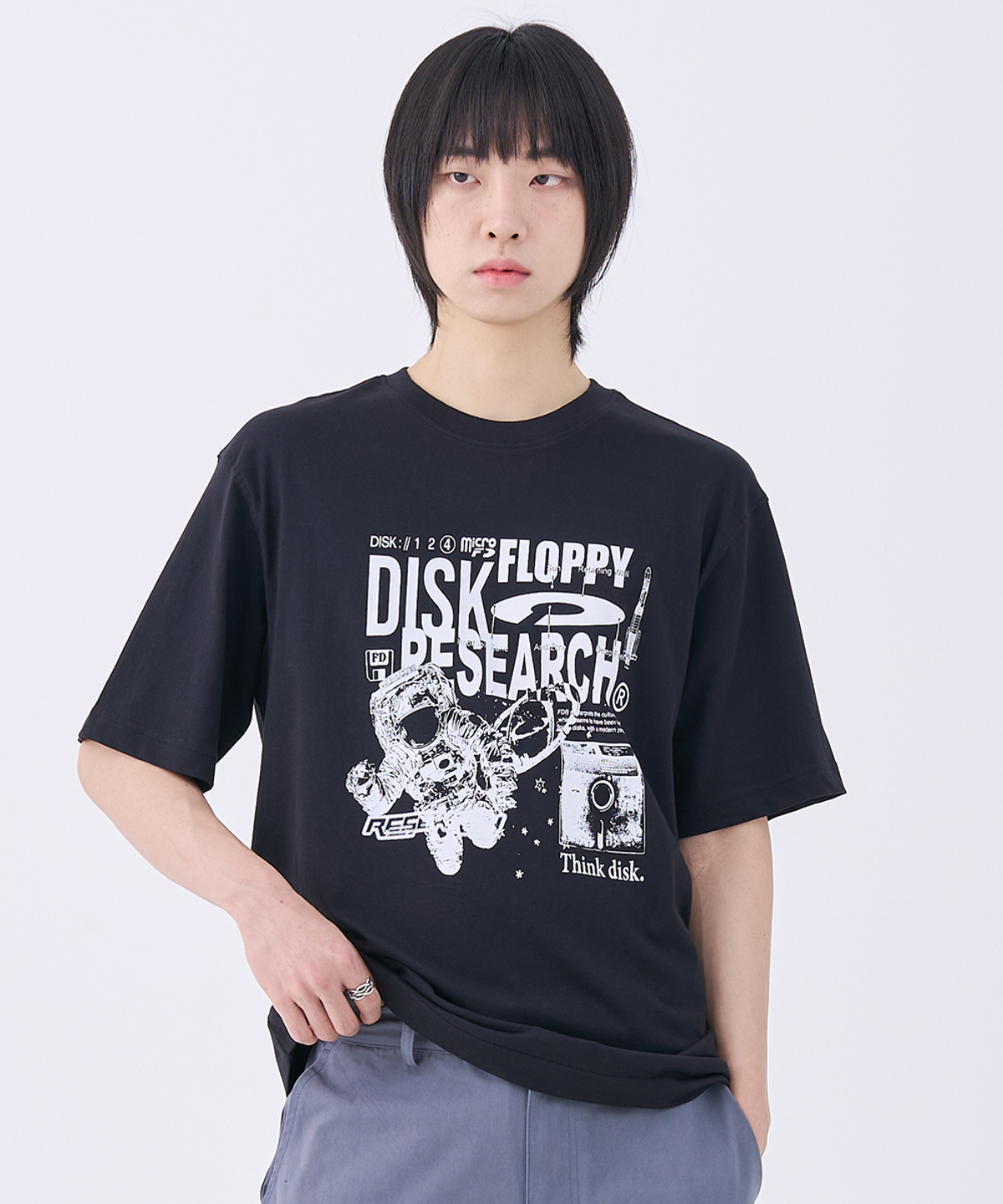 에프디알(FDR) Space Disk Short Sleeve White
