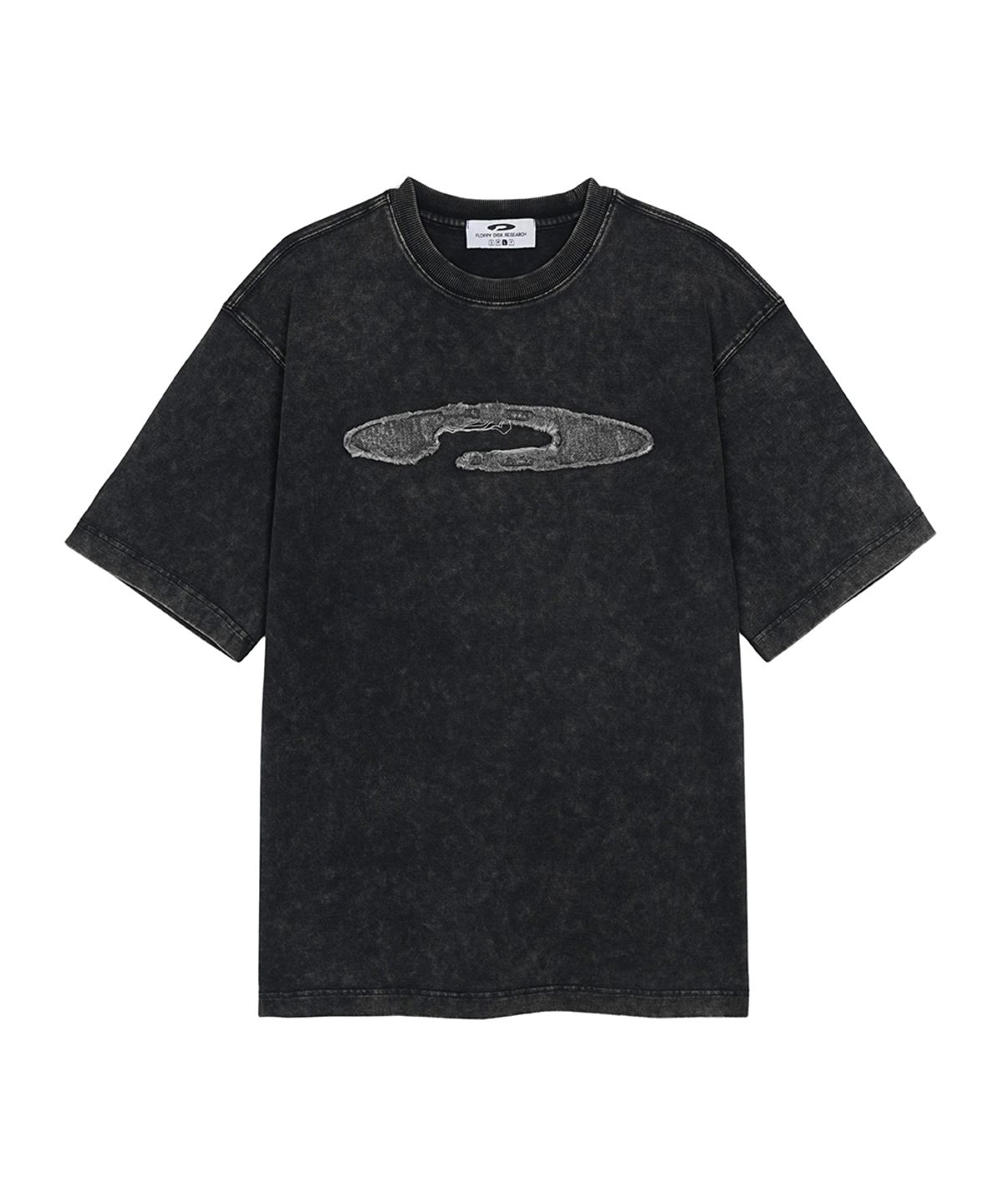 에프디알(FDR) Disk Logo Applique Short Sleeve White