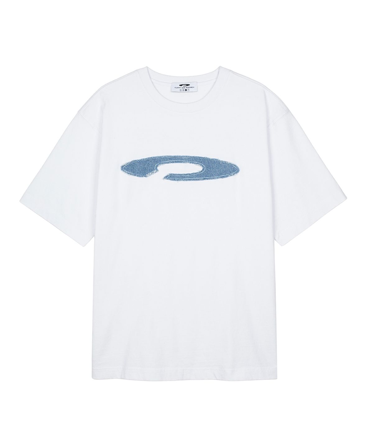 에프디알(FDR) Disk Logo Applique Short Sleeve Navy