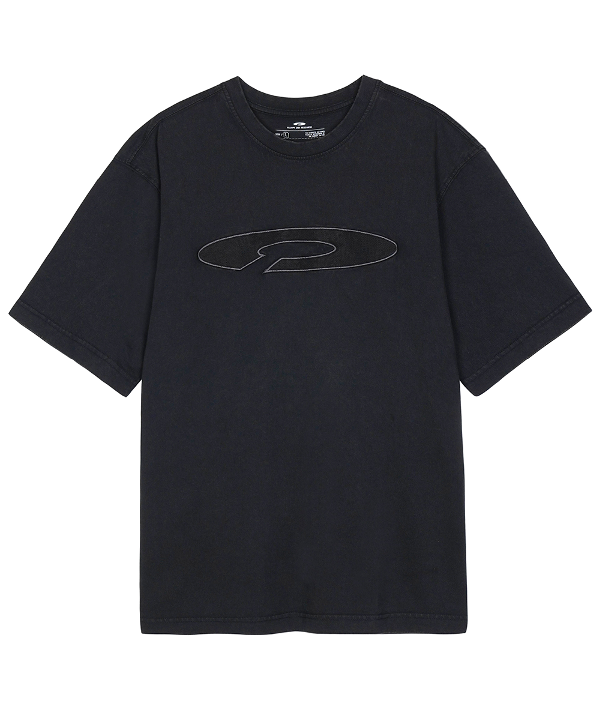 에프디알(FDR) Disk Logo Applique Short Sleeve Sky blue