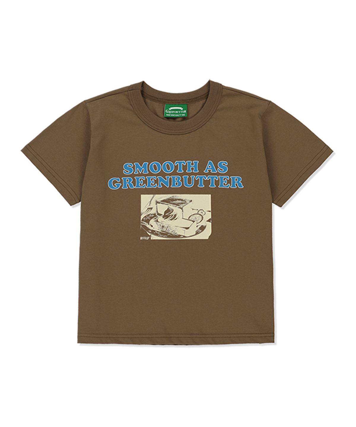그린버터(GREENBUTTER) With Cream Tee (Brown)