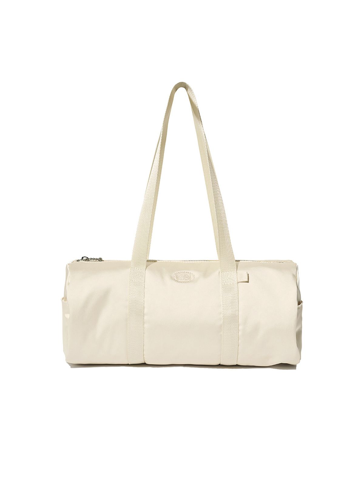 기준(KIJUN) Satin Duffle Bag Pale Yellow