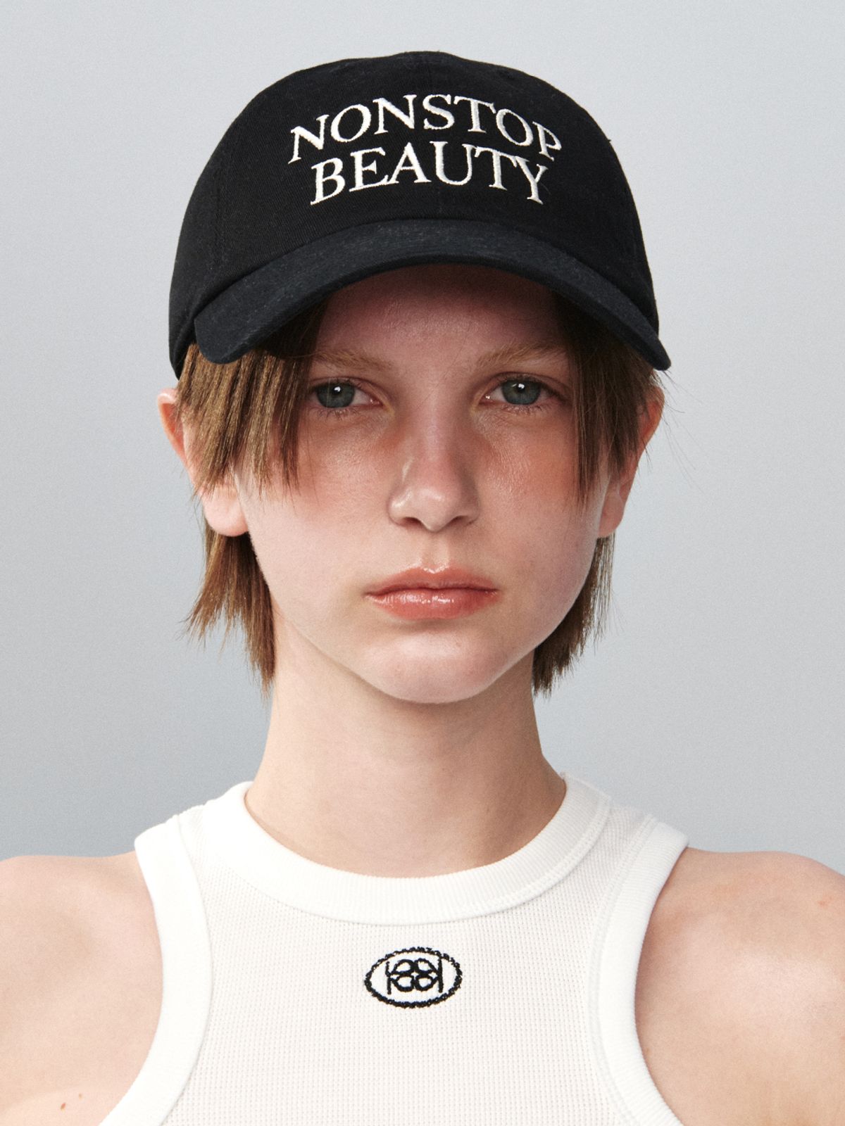 기준(KIJUN) NONSTOP BEAUTY Ball Cap Black