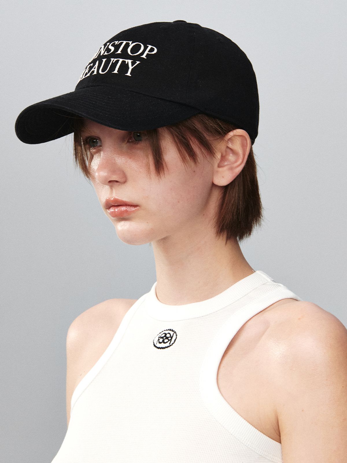 기준(KIJUN) NONSTOP BEAUTY Ball Cap Black