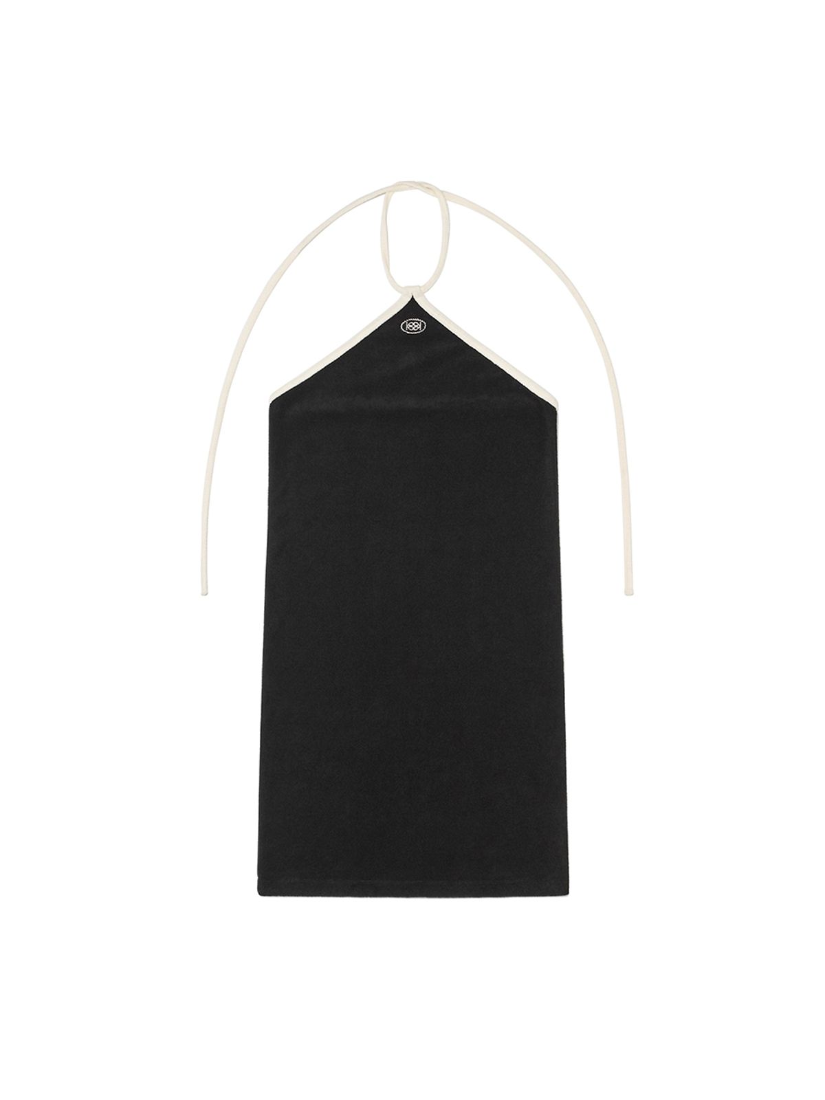기준(KIJUN) Terry Halter Dress Black