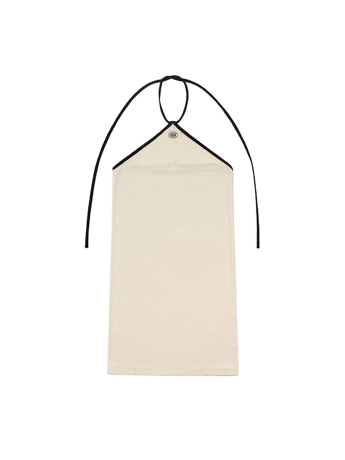 기준(KIJUN) Terry Halter Dress Ivory