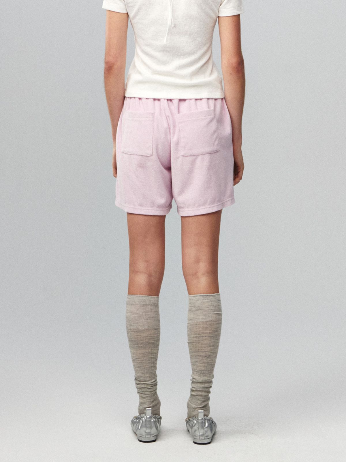 기준(KIJUN) Terry Shorts Pink