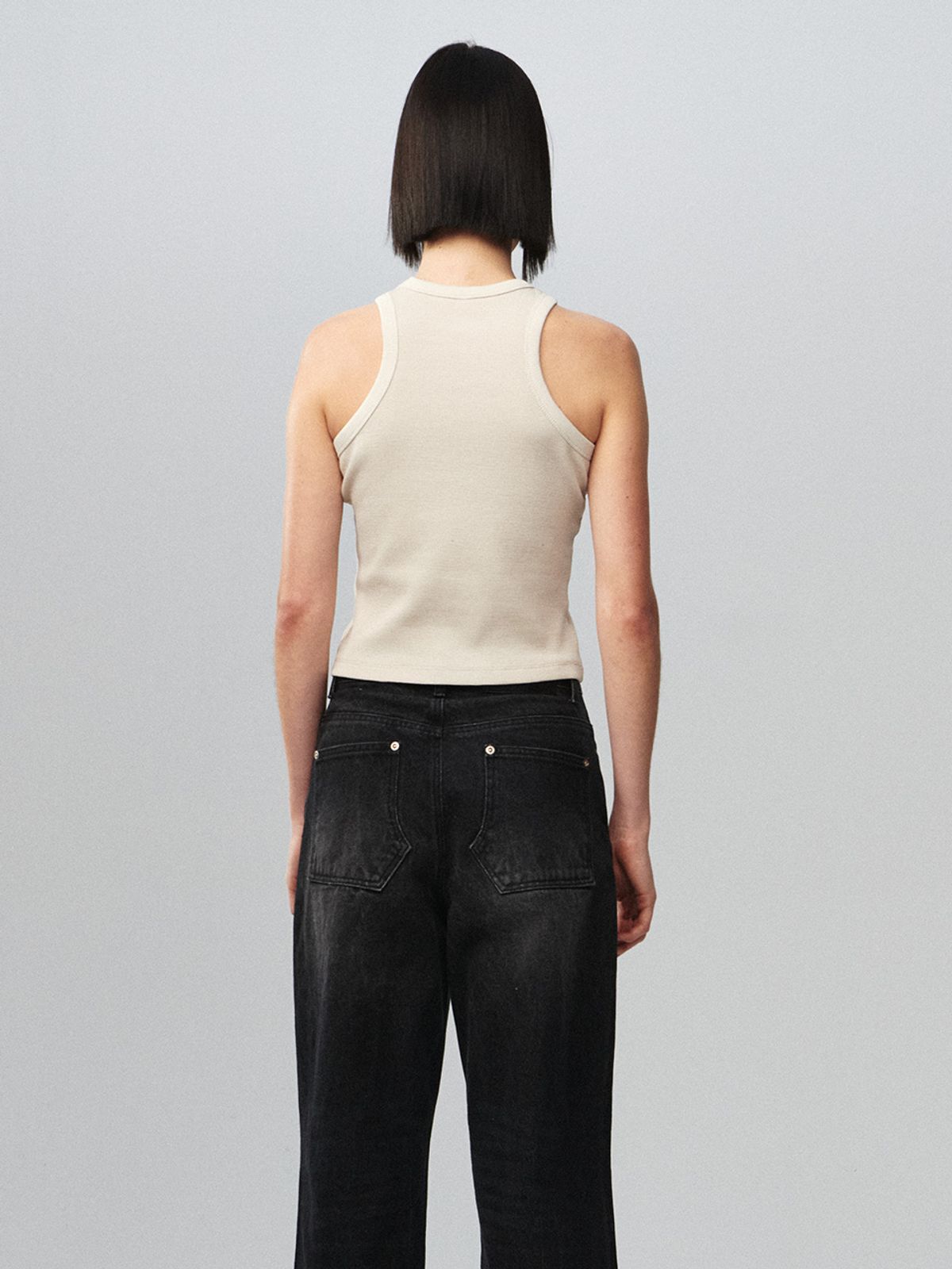 기준(KIJUN) X Tank Top Beige