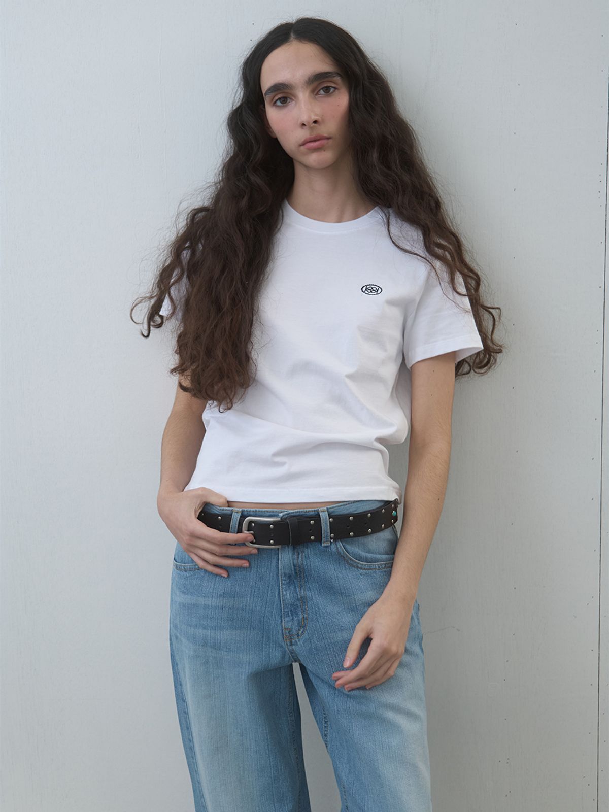 기준(KIJUN) Logo Tee White