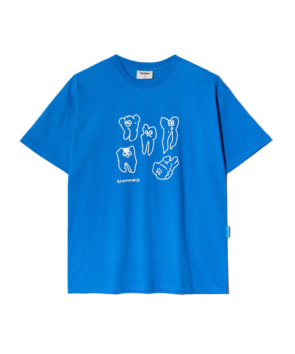 피스메이커(PIECE MAKER) [EZwithPIECE] TEETH TEE (2PACK)