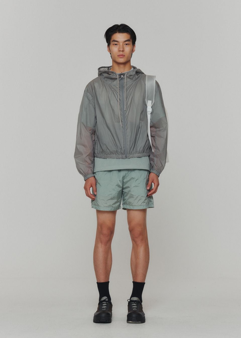MUSINSA | AMOMENTO HOOD SHIRRING JUMPER (2COLORS)