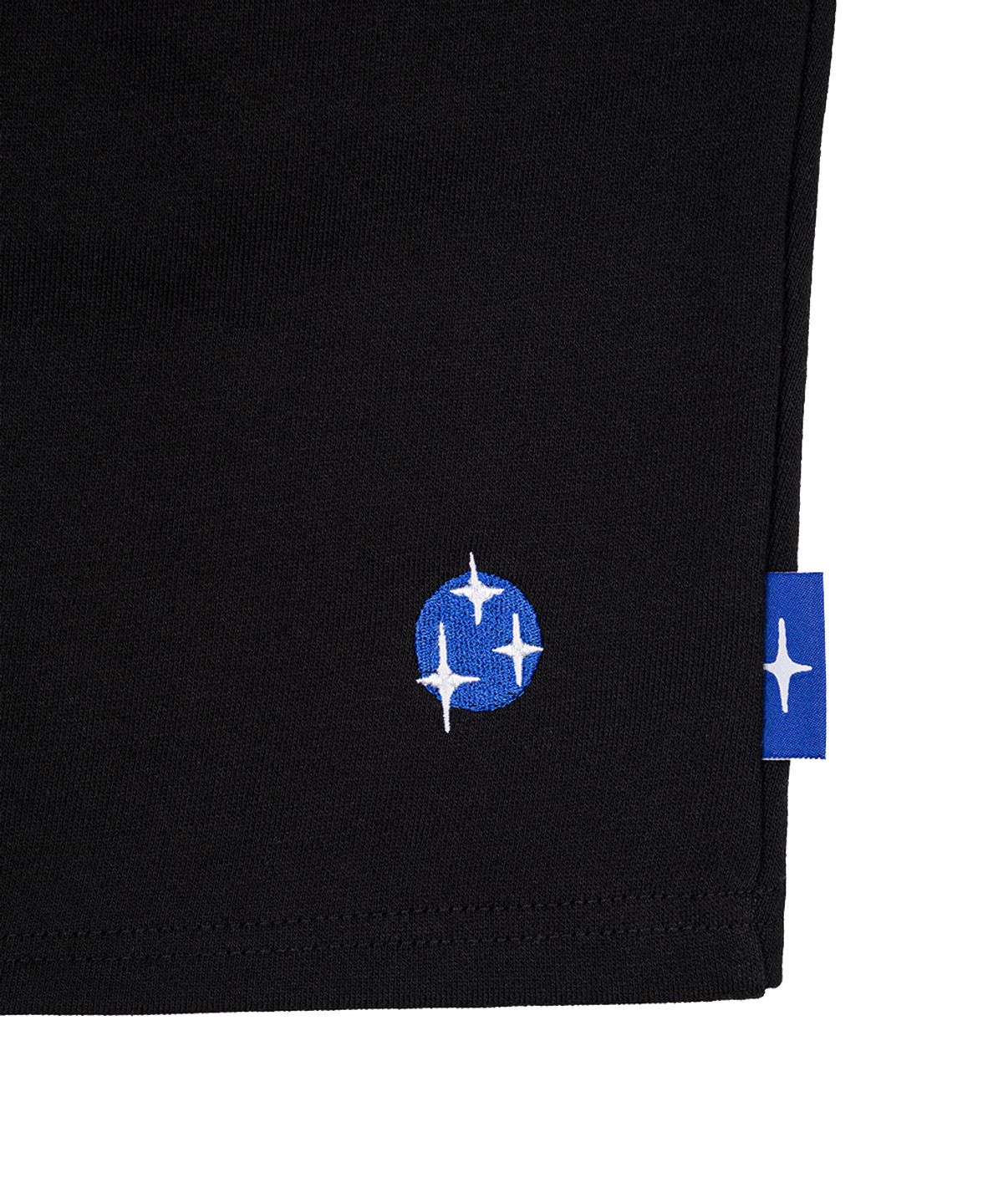 누프에블루(NEUFETBLEU) NEB blue shine logo shorts (black)